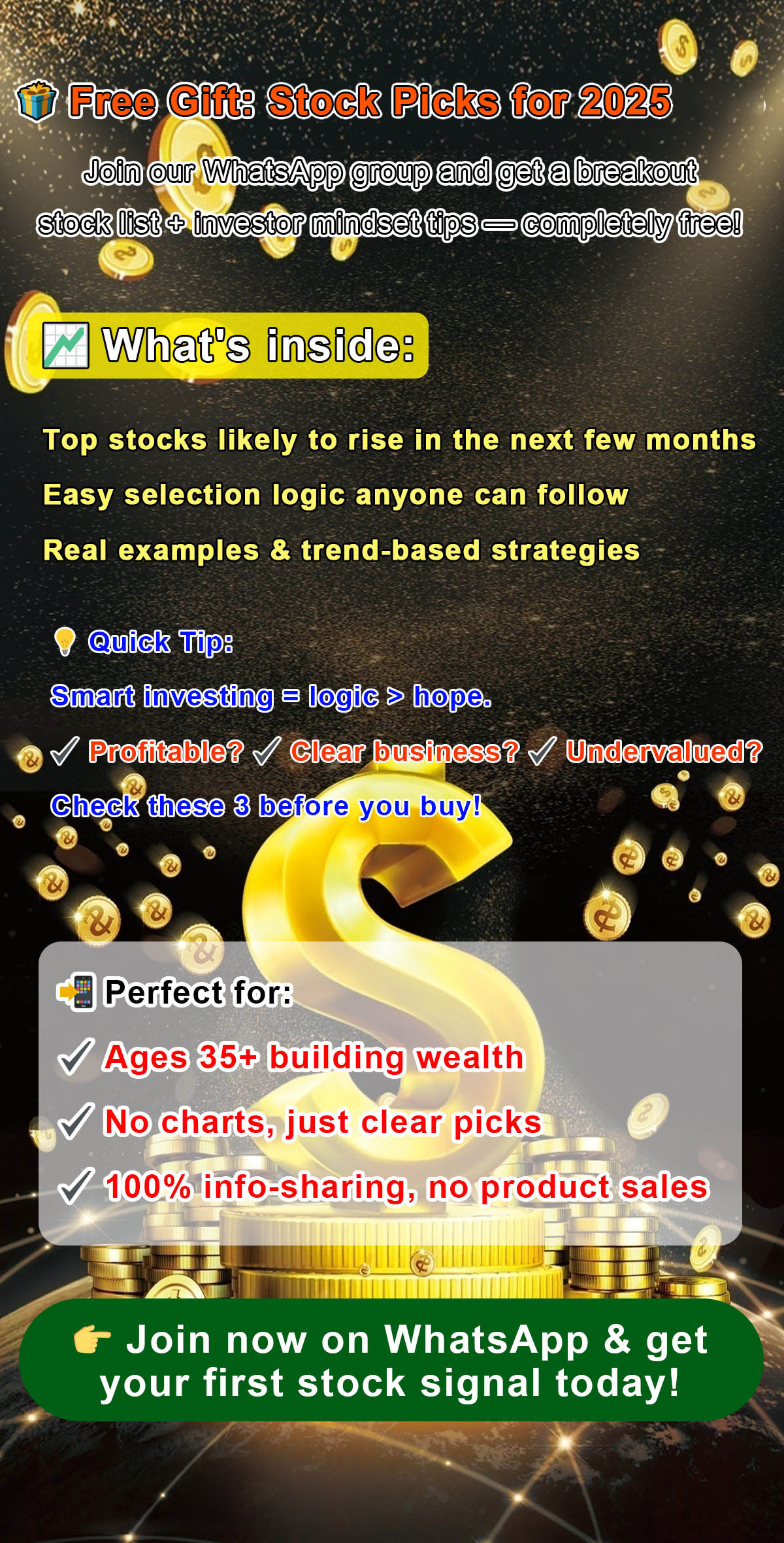 Investment information visual